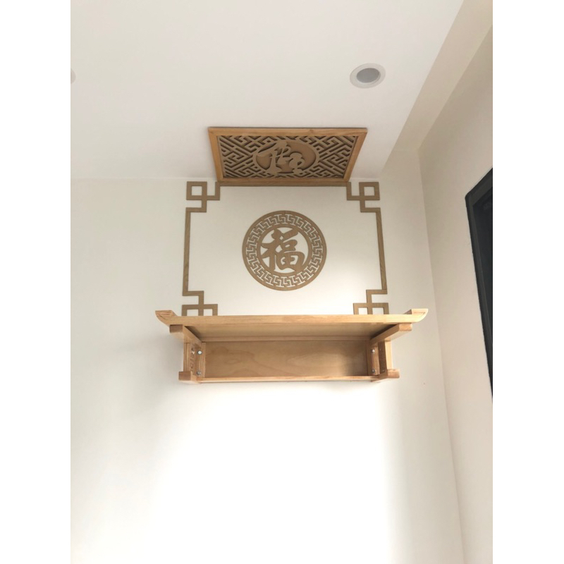 bàn thờ gỗ sồi 127cm