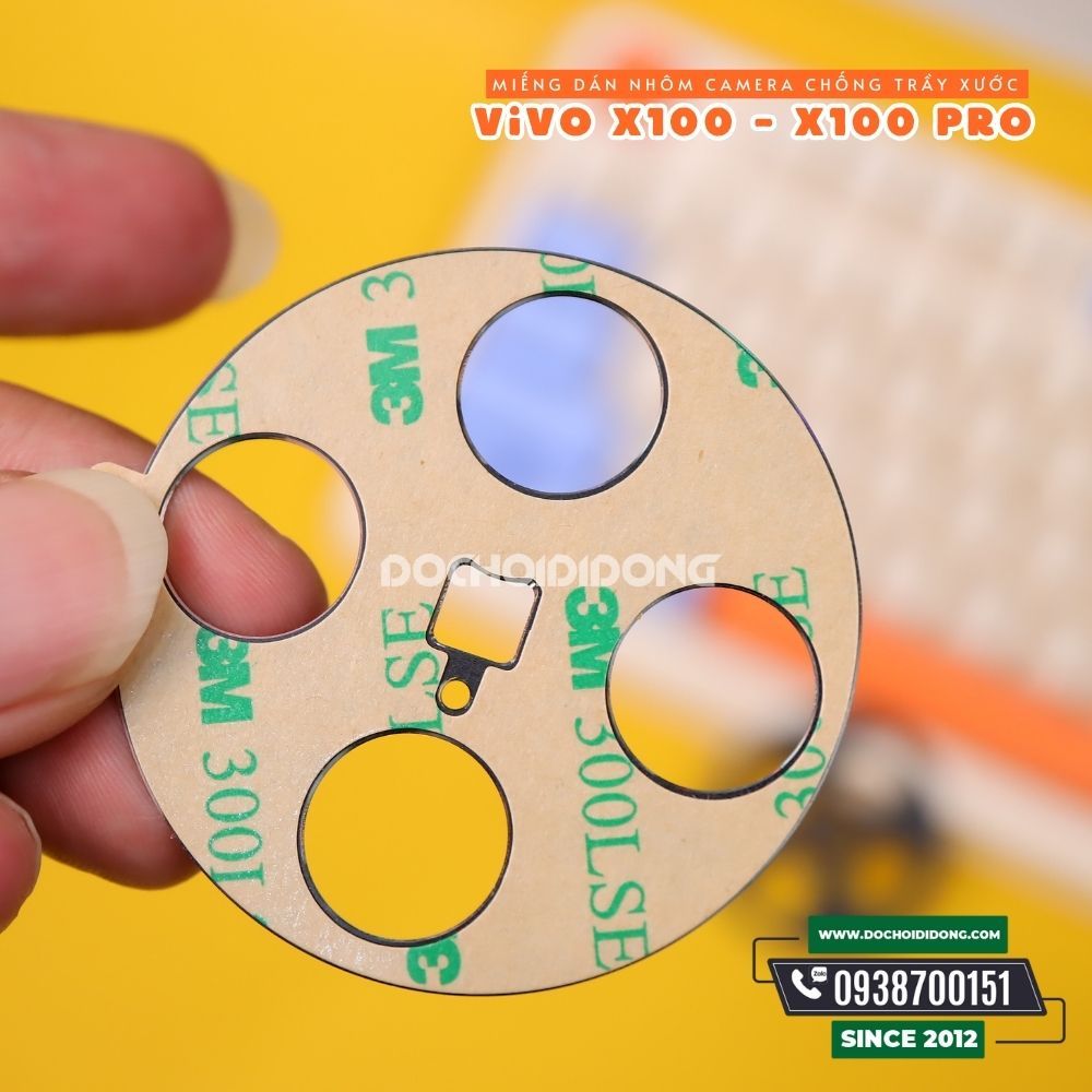 Miếng Dán Cường Lực Camera Bằng Nhôm Bảo Vệ Vivo X100 - X100s - X100 Pro Ultra