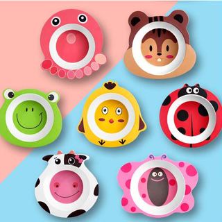  Bát ăn dặm bát ăn bột cho bé chén ăn dặm lớn tốt cho bé hình thú ngộ nghĩnh bát nhựa ăn dặm cho bé 