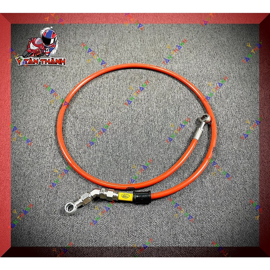 Dây dầu Hel Bấm đầu INOX 45 độ cho các loại xe máy MS07
