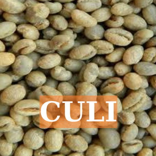 Cà phê hạt nhân sống chưa rang culi 500g/1bich