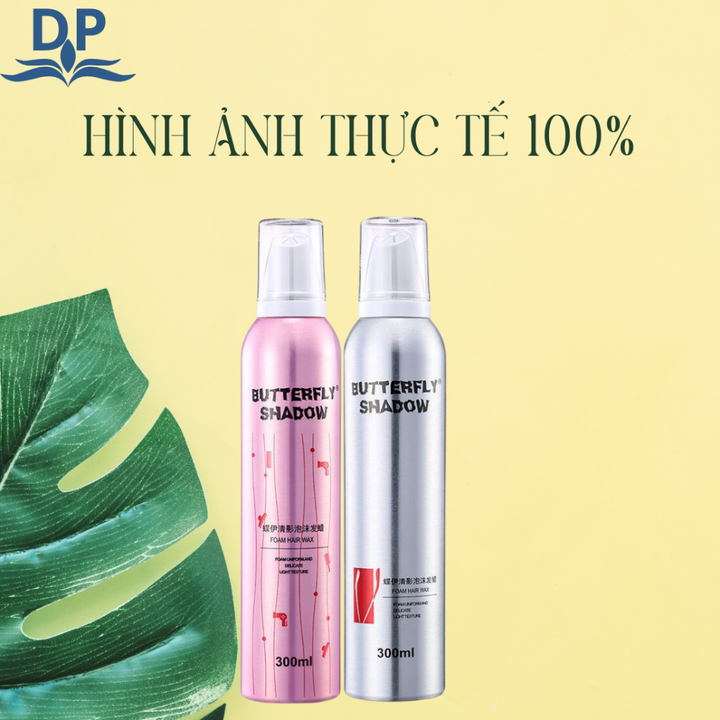 Keo Mousse Bọt Tạo Kiểu Tóc Mềm Butterfly  300ml - HRBX300