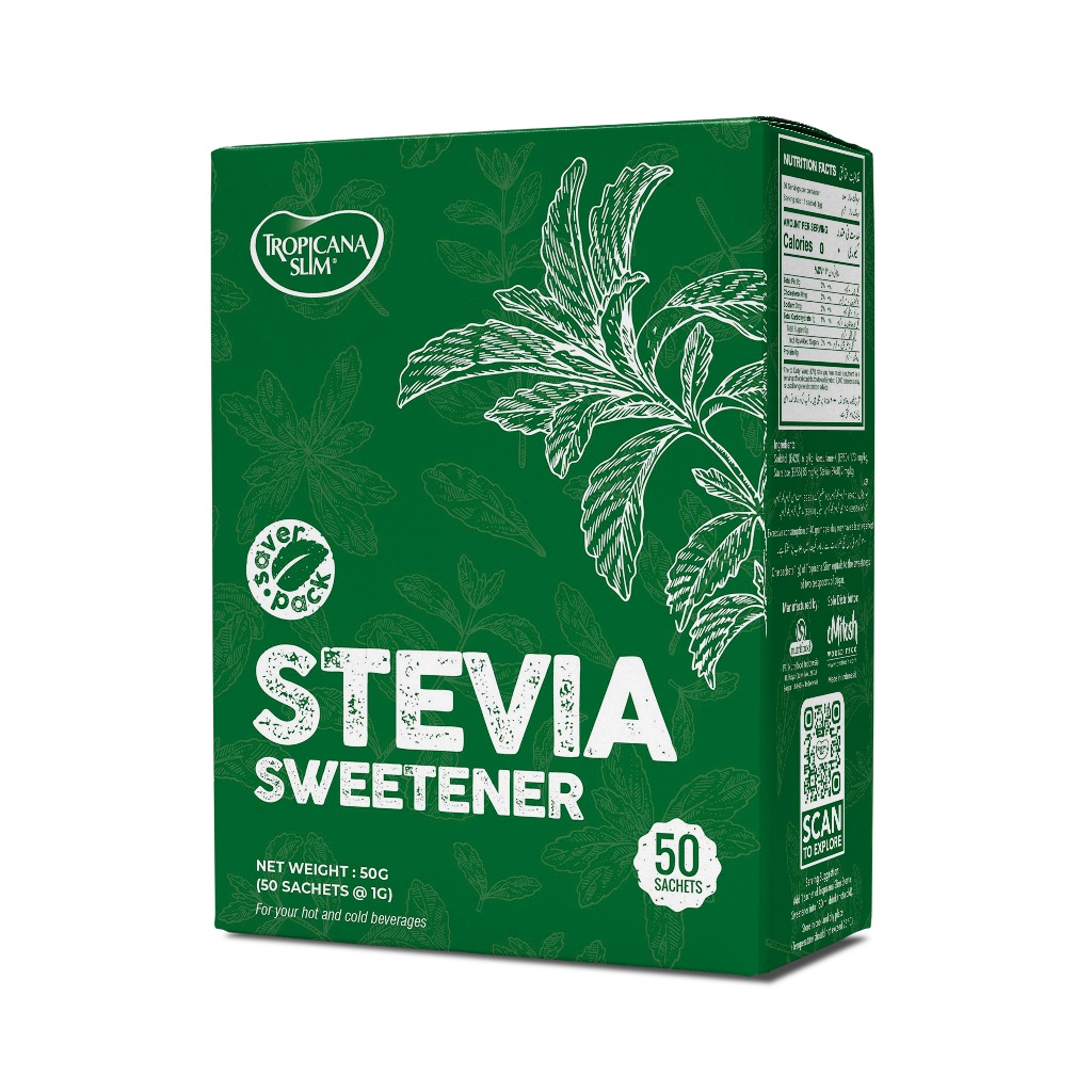 Đường Ăn Kiêng 0calo Lá Cỏ Ngọt Stevia Tropicana Slim 50g, Ăn kiêng Tiểu Đường/Healthy/ Eat Clean..