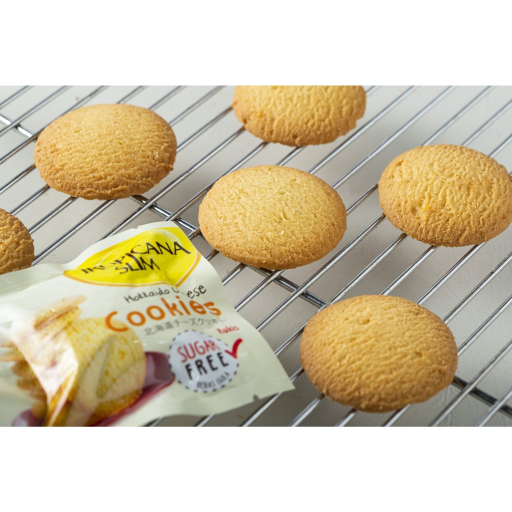 Bánh Quy Ăn Kiêng Không Đường Tropicana Slim Vị Phô Mai Hokkaido 100gr, Ăn Kiêng Tiểu Đường/Healthy/ Eat Clean..