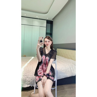 Đùi tiểu thư lụa xước size lớn