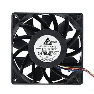FAN TRÂU, FAN Delta 12V 120mm Fan, 12V 3.0A , 2.7A, 1.6A , 1.3A, 0.9A 12038 4-pin Cooling Fan