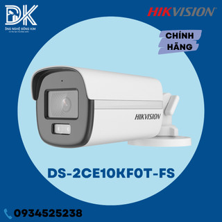 Camera hdtvi có màu ban đêm 5mp hikvision ds-2ce10kf0t-fs