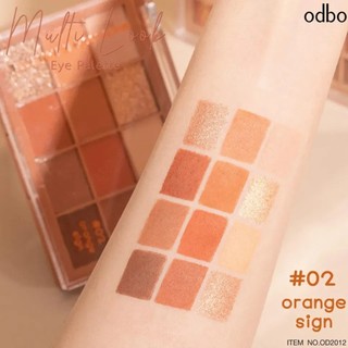 Phấn mắt 12 ô odbo multi look eye palette