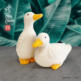Vịt Gốm Áp Dã Hoài Hương Trang Trí Decor Sang Trọng