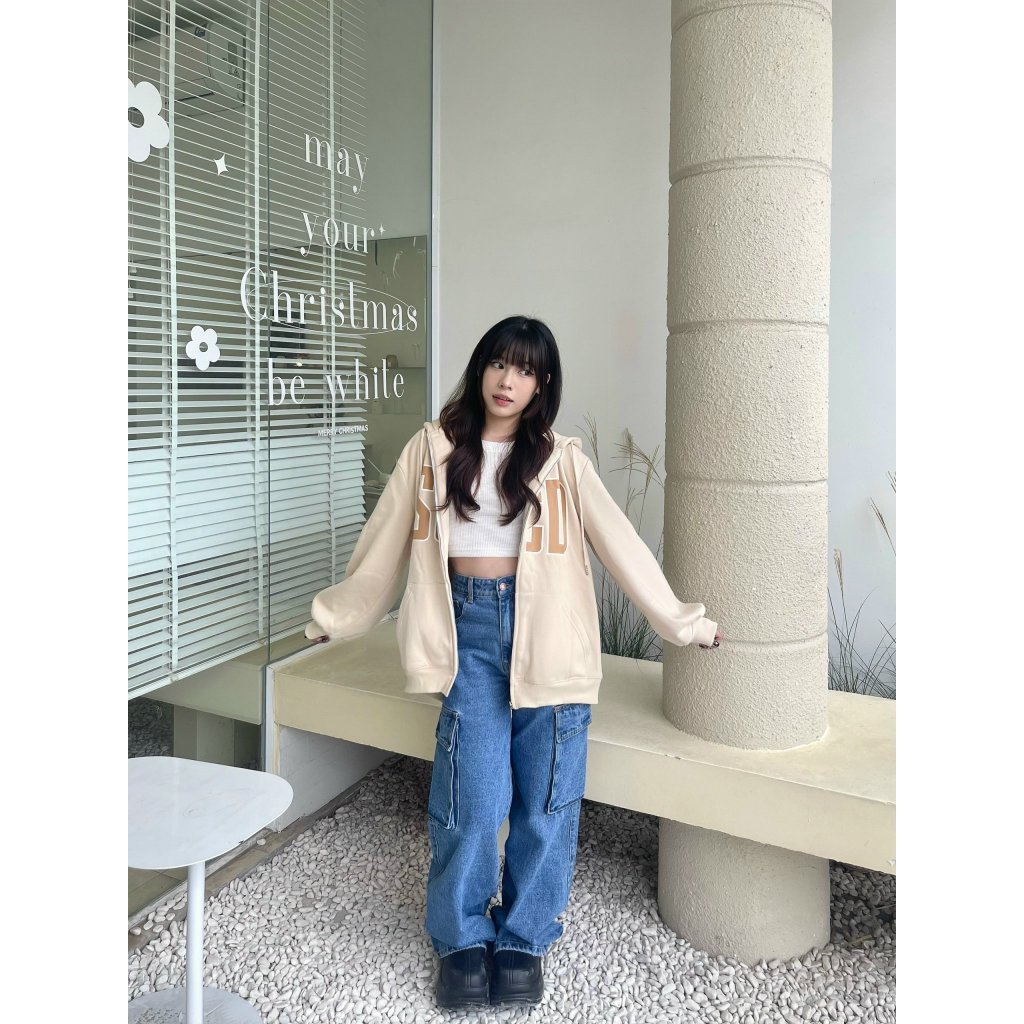 Áo khoác nỉ unisex có mũ KABILL in jump, Áo khoác nỉ form rộng mùa đông overzie, phong cách hàn quốc| KABII JACKET | Sec