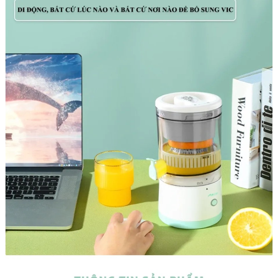 Máy Ép Cam Tự Động Thông Minh, Máy Vắt Cam Thông Đa Năng, Máy Ép Trái Cây Thông Minh, Ép Kiệt Bã