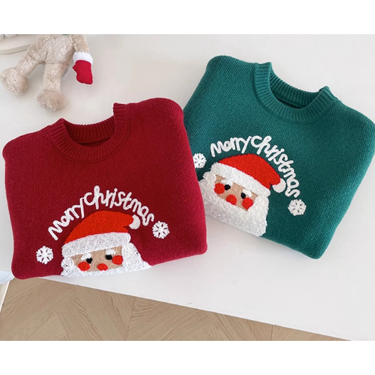 Áo len hoạ tiết Noel - Giáng sinh siêu đẹp cho bé - hàng QC cao cấp