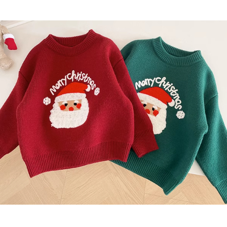 Áo len hoạ tiết Noel - Giáng sinh siêu đẹp cho bé - hàng QC cao cấp