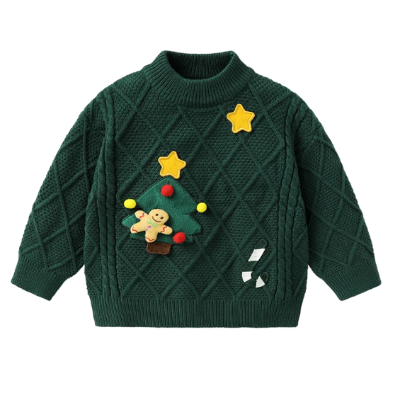 Áo len hoạ tiết Noel - Giáng sinh siêu đẹp cho bé - hàng QC cao cấp