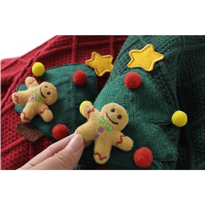 Áo len hoạ tiết Noel - Giáng sinh siêu đẹp cho bé - hàng QC cao cấp
