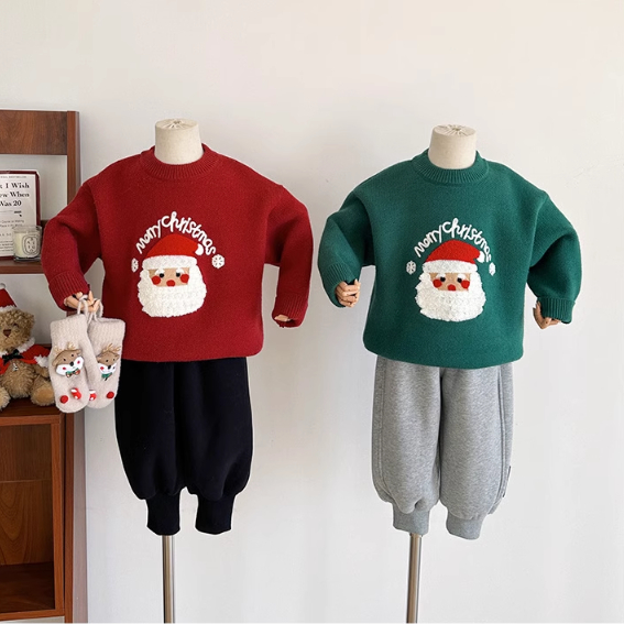 Áo len hoạ tiết Noel - Giáng sinh siêu đẹp cho bé - hàng QC cao cấp