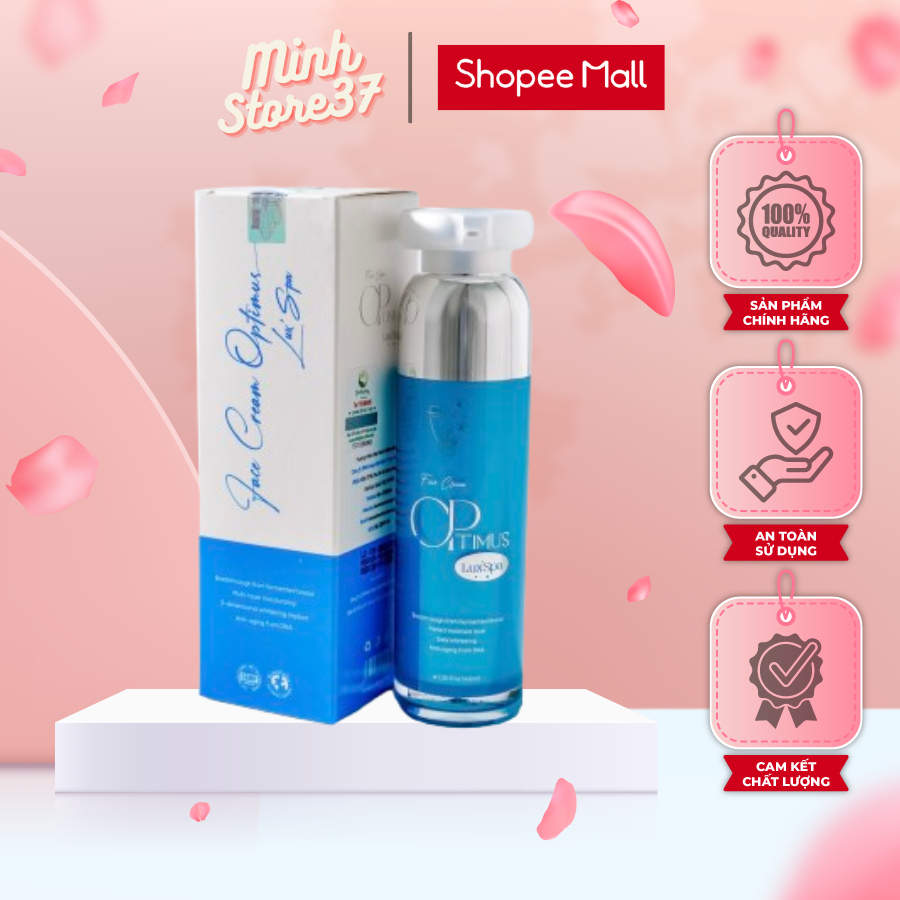Kem Face Optimus Lux'Spa THANH MỘC HƯƠNG 40ml Chính Hãng Dưỡng Ẩm Đa Tầng Cấy Trắng 3 Chiều