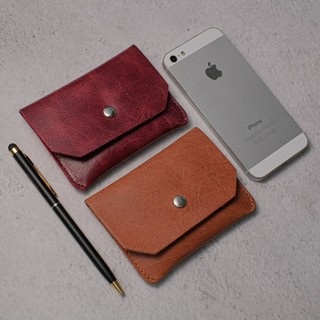 Ví Đựng Thẻ, Card Holder Đựng Namecard Da Bò Thật Nhỏ Gọn HNP Nguyen Leather Crafted With Love