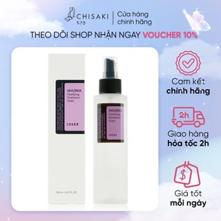 Nước hoa hồng cosrx aha/bha clarifying treatment toner 150ml