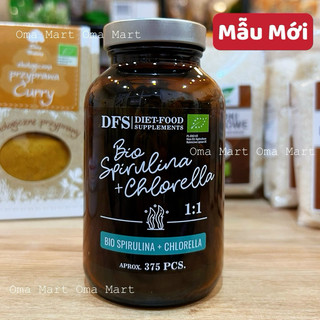 Viên tảo hỗn hợp (tảo lục và tảo xoắn) hữu cơ Diet Food 375v
