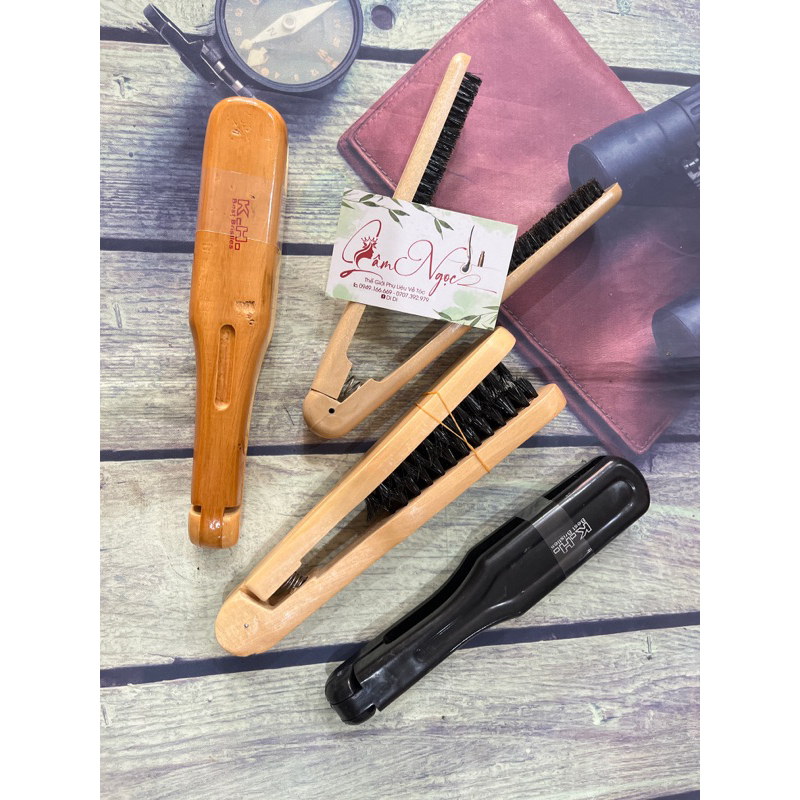 Lược kẹp duỗi kéo ép tóc lông 2 mặt  🥰🥰cho salon