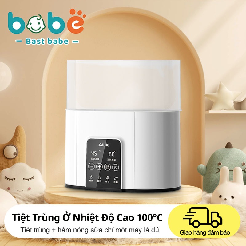 Máy hâm sữa tiệt trùng sữa tự động 2 trong 1 Máy làm nóng sữa cho bé, ủ sữa tiệt trùng bình sữa-Bảo hành 12 tháng