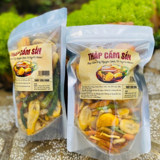 Trái Cây Sấy Giòn Rụm - Thập Cẩm Ăn Vặt Ngon Miệng túi 350gr