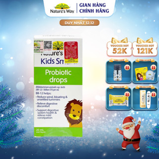 DATE T4.2024 Siro Uống Nature s Way Kids Smart Drops Probiotic Bổ Sung Men