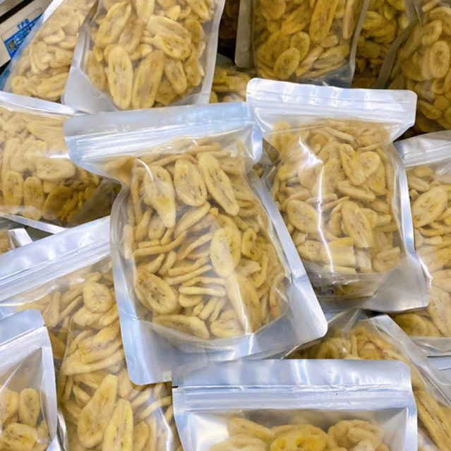 Chuối sấy giòn nguyên chất túi 200gr