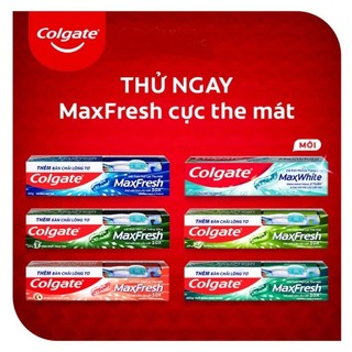 Kem đánh răng Colgate Maxfresh 225g/Optic White 100g