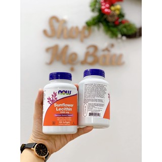 Viên Uống Chống Tắc Tia Sữa SUNFLOWER LECITHIN 1200mg Mỹ - HÀNG CHUẨN AUTH
