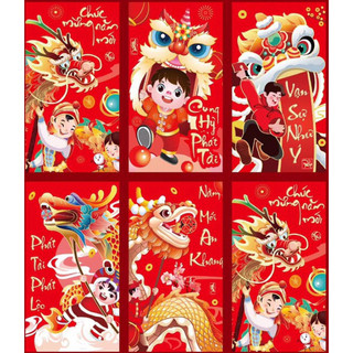 Bao Lì Xì ( 6 cái/ 1 xấp)