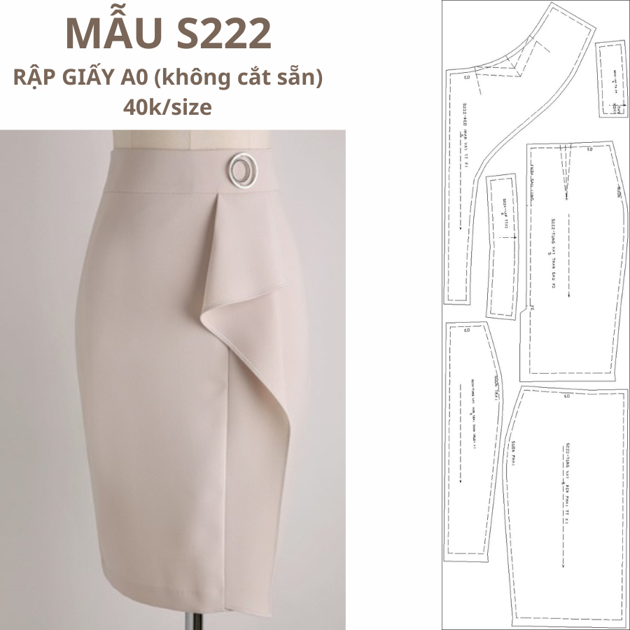 RẬP GIẤY A0 BODY MÃ S222