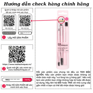 Set cọ mắt Real Techniques 3pcs Brow Styling Set