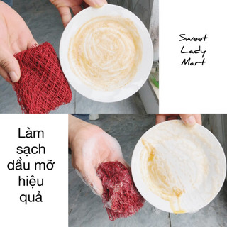 10 Cái Giẻ Lưới Rửa Chén Bát To Dày Dặn 70*40cm Hàng Loại Đẹp CÓ SỈ TOÀN QUỐC - Tạp Hoá Huy Liên
