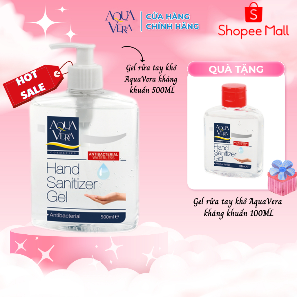 Gel rửa tay diệt khuẩn AQUAVERA -500ml