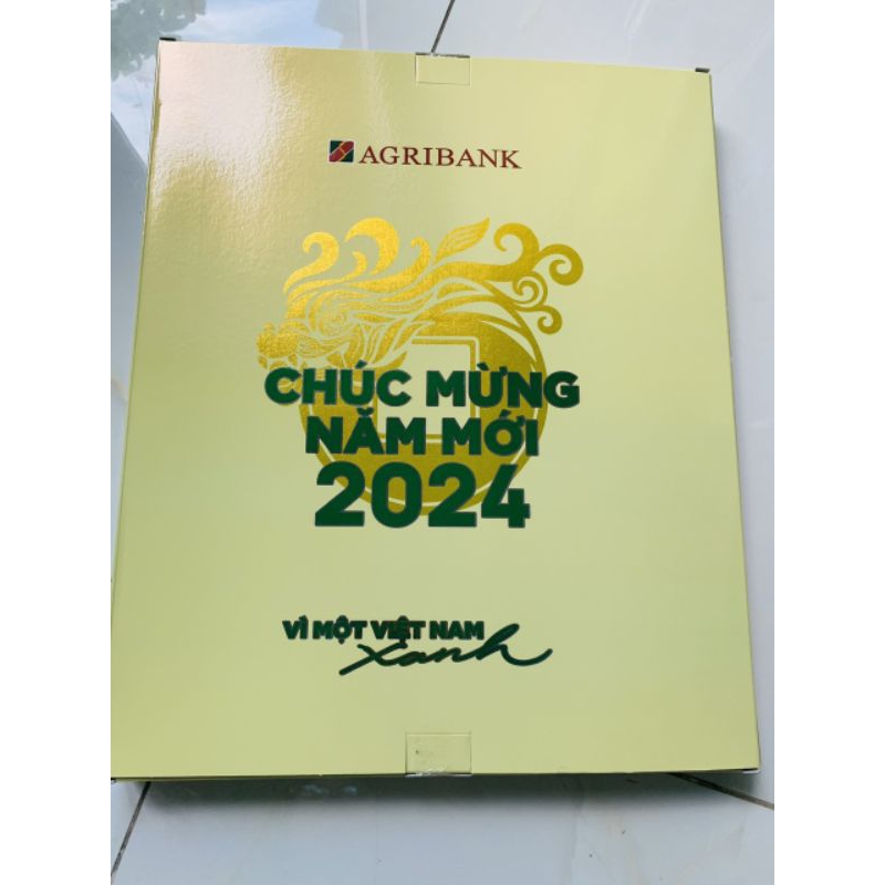 Lịch tết 2024, lịch bloc 20x30, lịch ngân hàng agribank