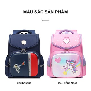 Balo chống gù dành cho trẻ em tiểu học, balo chống gù lưng học sinh, cặp sách cho bé mã YC-SP-012 | BSUC