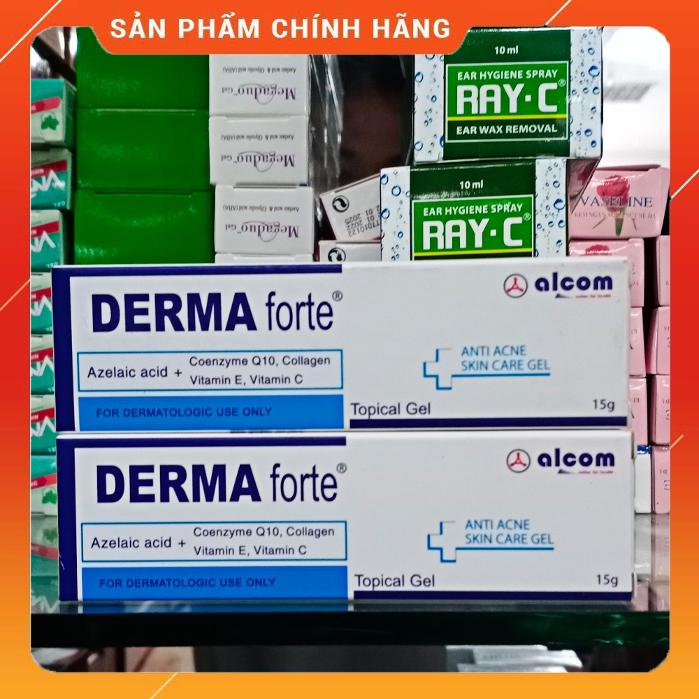Derma Forte Giảm Mụn Trứng Cá, Mụn Ẩn, Mụn Đầu Đen Chính Hãng