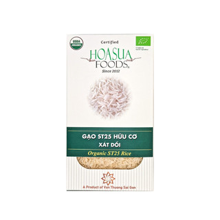 Gạo hữu cơ ST25 xát dối Hoa sữa 1kg