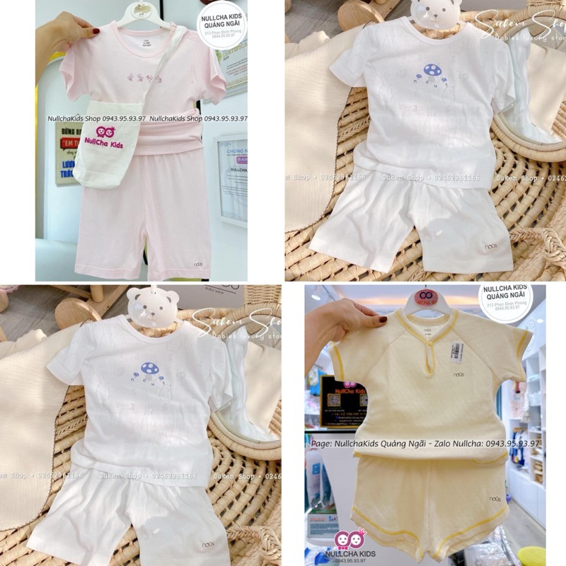 Bộ cộc tay NOUS vải air chính hãng cho bé (9-12M đến 2-3Y)