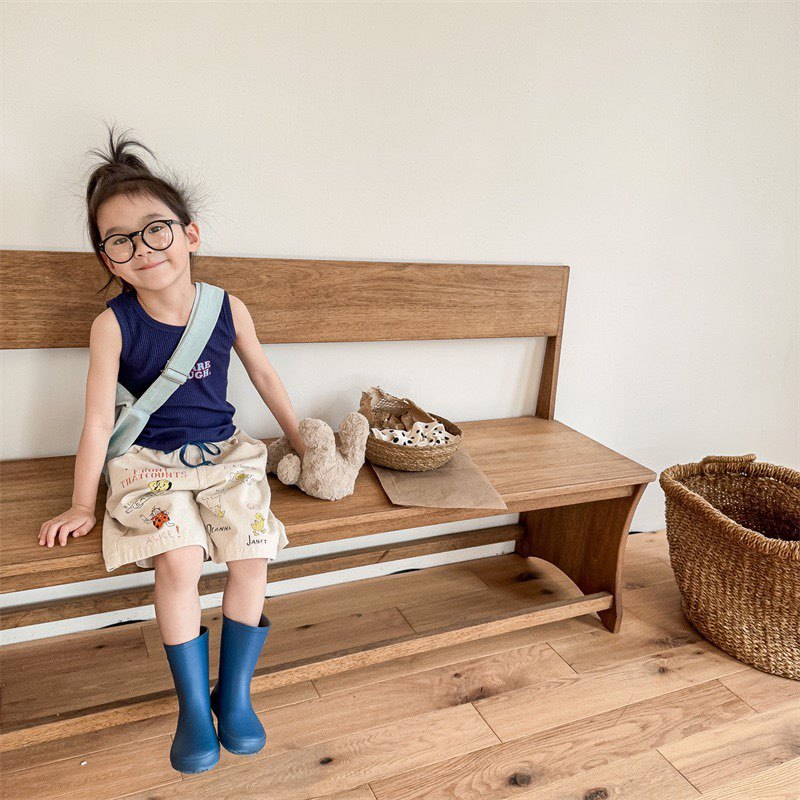 SHORT KAKI IN HÌNH HOẠT HÌNH BÉ TRAI BÉ GÁI VẢI MỀM