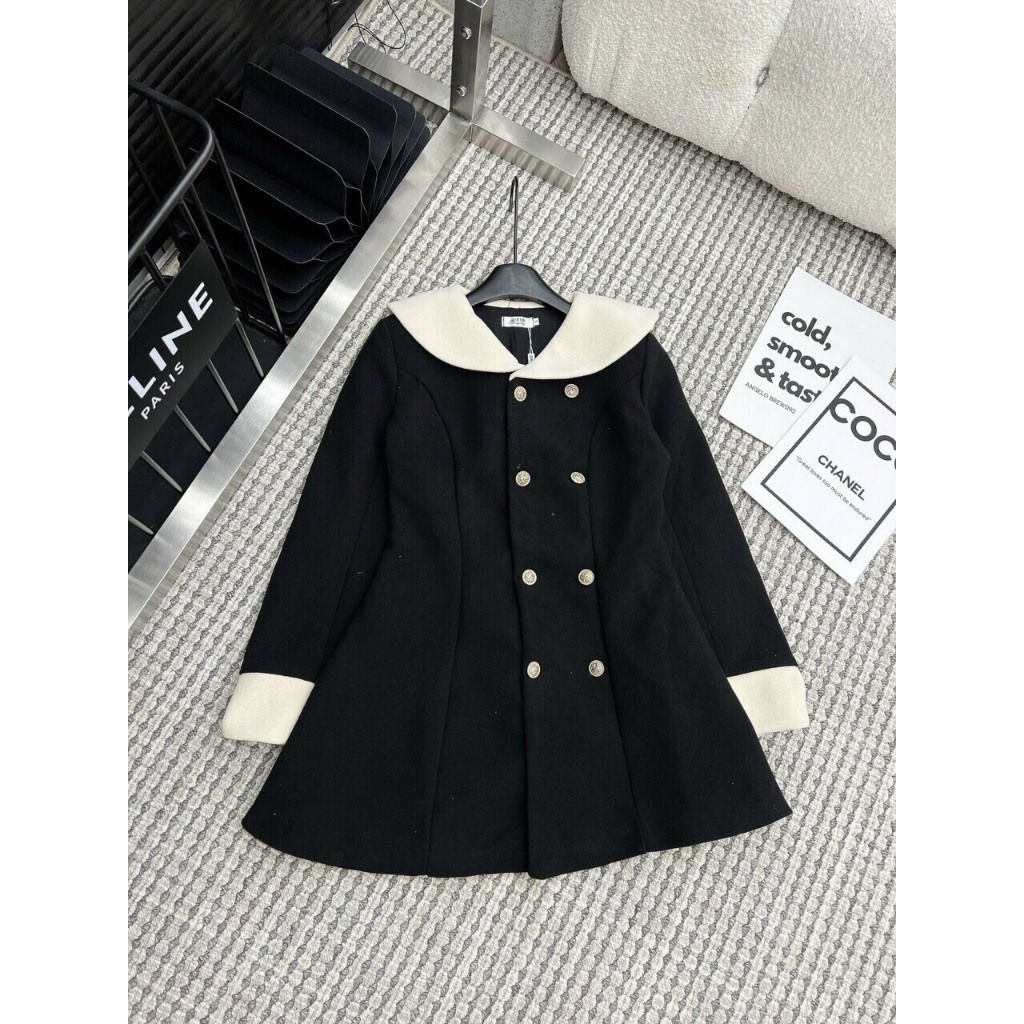 BASIC.CHIC Váy dạ phối cổ siêu xinh