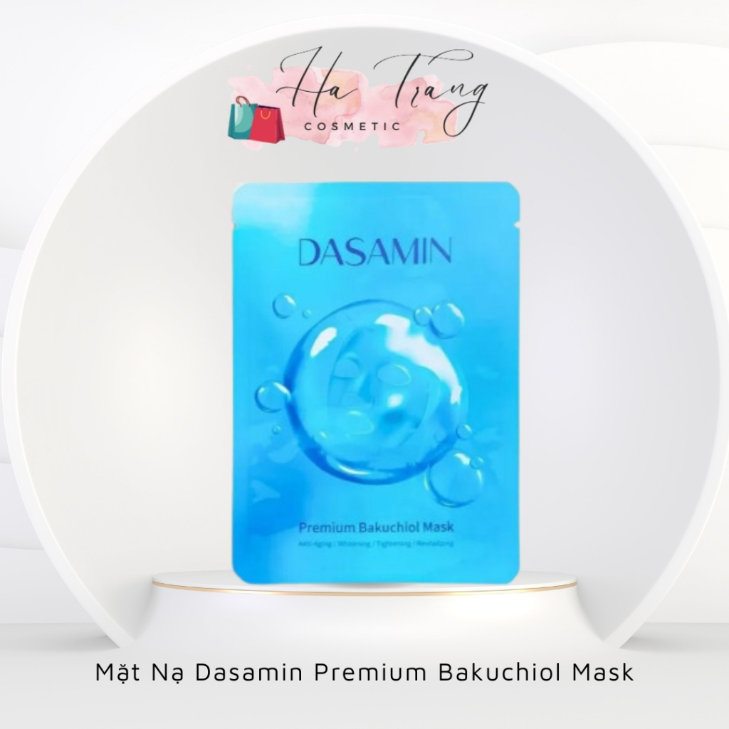 Mặt Nạ Dasamin Premium Bakuchiol Mask - Dưỡng trắng, cấp ẩm, trẻ hóa da, hạn chế sự lão hoá, cấp nước cấp ẩm