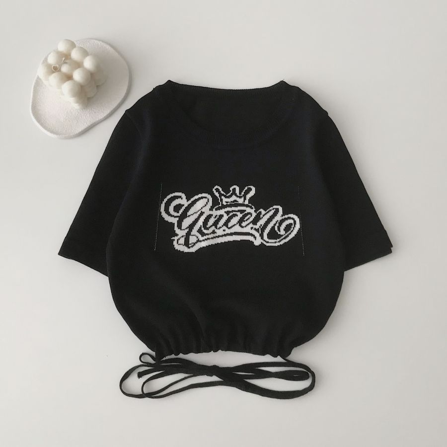 Áo Croptop Nữ JEMCLOSET Phối Dây Rút Eo Tay Ngắn Ôm Body Siêu Xinh NAMON 10472