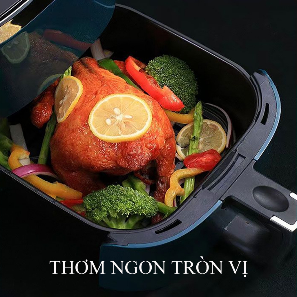 Nồi chiên không dầu Camel, nồi nướng đa năng thông minh dung tích 10L công suất 1350W làm nóng 360 độ.
