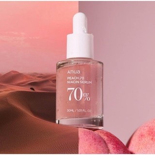 SERUM ĐÀO DƯỠNG SÁNG 𝗔𝗡𝗨𝗔 𝗣𝗘𝗔𝗖𝗛 𝟳𝟬% 𝗡𝗜𝗔𝗖𝗜𝗡𝗔𝗠𝗜𝗗𝗘 𝗦𝗘𝗥𝗨𝗠 30ml