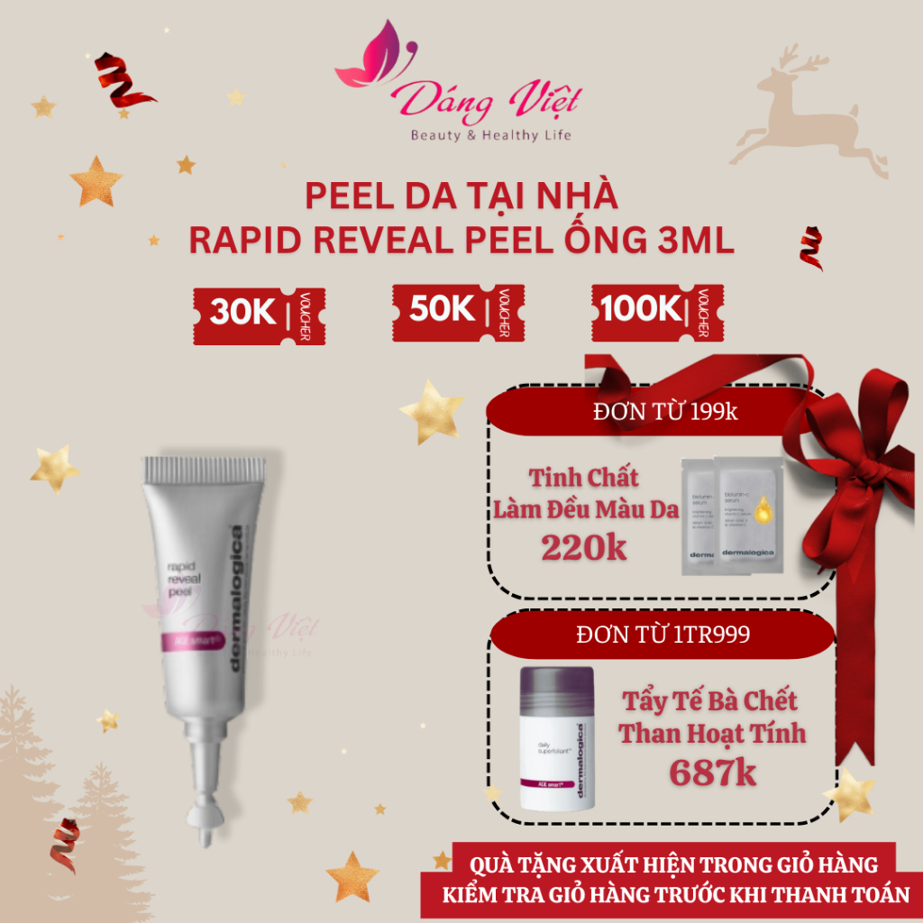 Peel Da Tại Nhà Dermalogica Rapid Reveal Peel ống 3ml