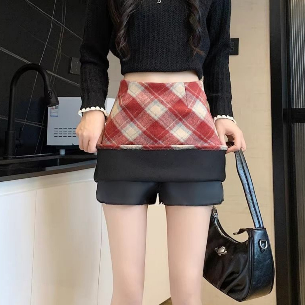 Chân Váy Dạ Xoè Chữ A Hợp Mùa Noel, Váy Ngắn Midi Ôm Body Cao Cấp, Chân Váy Công Sở 2 Lớp Đẹp 4 Màu Caro Hottrend