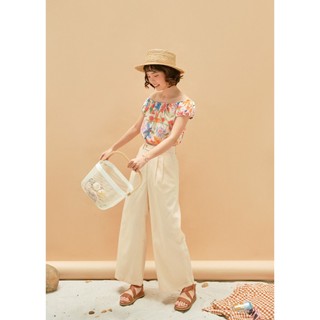 Set áo hoa & quần linen của Bleubird